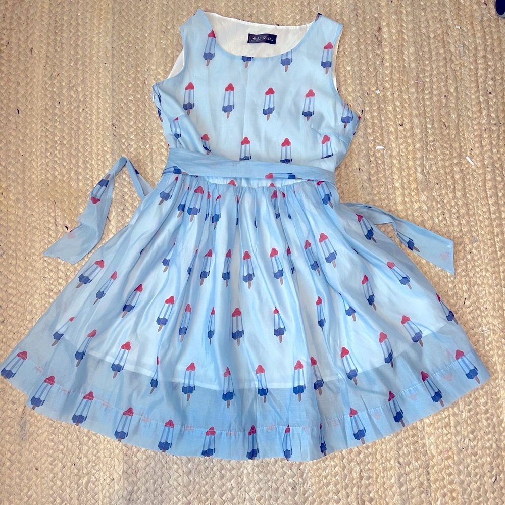 Blue Rocket Pop Dress Hart of Dixie Cricket Dress Small